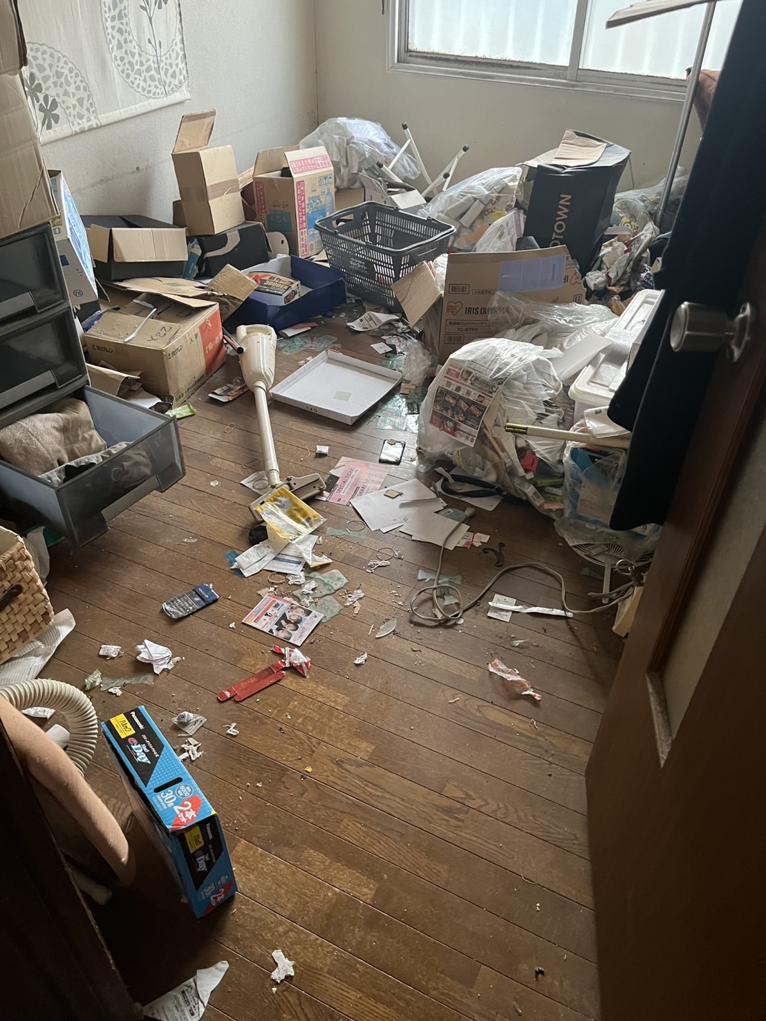 札幌 不用品回収 部屋 ゴミ屋敷 作業前